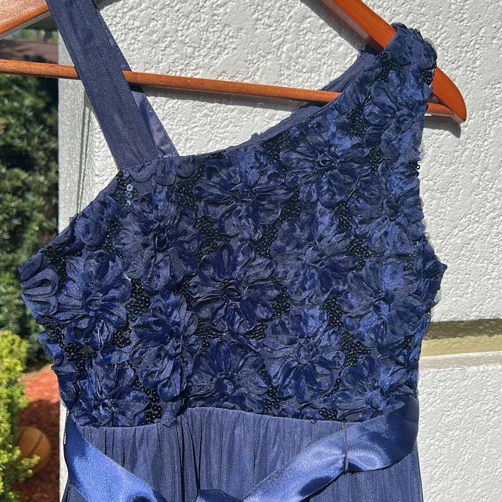 Formal Navy Blue dress size 16 - Picture 2 of 7